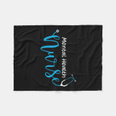 Geestelijke ziekteverwekkers fleece deken (Voorkant (Horizontaal))