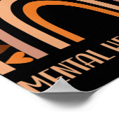 Geestelijke ziekteverwekkers Regenboog spreiding g Poster (Hoek)