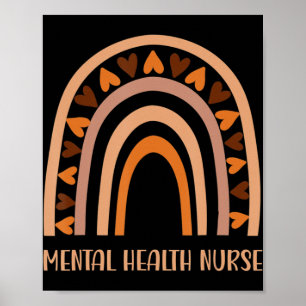 Geestelijke ziekteverwekkers Regenboog spreiding g Poster