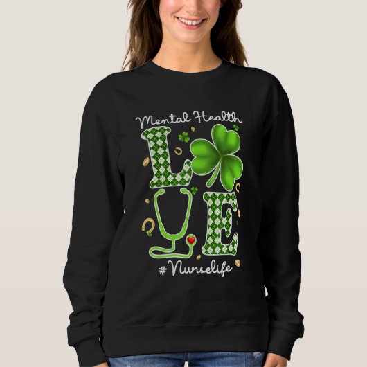 Geestelijke ziekteverwekkers St Patricks Day Love  Trui (Voorkant)