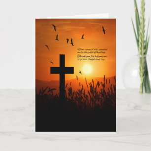 Geestelijken Dank u voor leiding Zonsondergang Kru Kaart