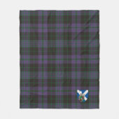 Geestelijken groene plaid fleece deken (Voorkant)