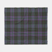 Geestelijken groene plaid fleece deken (Voorkant (Horizontaal))
