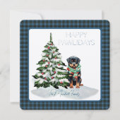 Geestelijken Oude Tartan Gelukkige Pawholidays Hon (Voorkant)