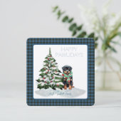 Geestelijken Oude Tartan Gelukkige Pawholidays Hon (Staand voorkant)