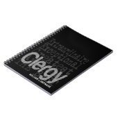 Geestelijken Uitzonderlijke gewoonte Notitieboek (Linkerzijde)