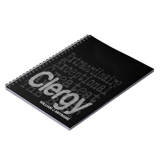 Geestelijken Uitzonderlijke gewoonte Notitieboek (Linkerzijde)