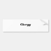 geestelijkheid bumpersticker (Voorkant)