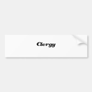 geestelijkheid bumpersticker