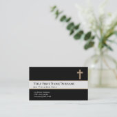 Geestelijkheid van de Holy Cross Faith Christian W Visitekaartje (Staand voorkant)