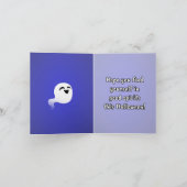 Geesten achter Tombstone Halloween Kaart (Binnen)