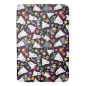 Geesten en bloemen badmat (Voorkant Verticaal)