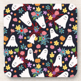 Geesten en bloemen bier onderzetter