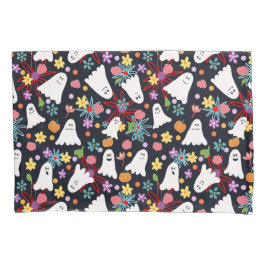 Geesten en bloemen kussensloop