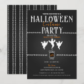 Geesten en Botten Halloween Kostuum Party Kaart (Voorkant / Achterkant)