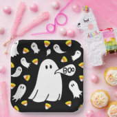 Geesten en Candy Corn Papieren Bordje (Feest)