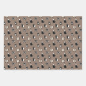 Geesten en katten Coquette Halloween Bow Inpakpapier Vel (Voorkant 2)