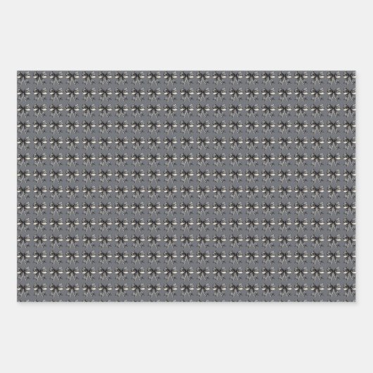 Geesten en katten Coquette Halloween Bow Inpakpapier Vel (Voorkant)