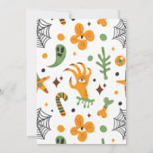 Geesten en Monster Hands Halloween Kostuumfeest Kaart (Achterkant)