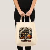 Geesten en pompoenen tijdens Halloween Tote Bag (Voorkant (product))