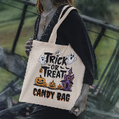 Geesten en pompoenen voor Halloween plezier! Tote Bag