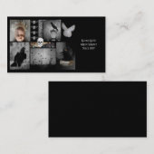 Geesten en spoken visitekaartje (Voorkant / Achterkant)