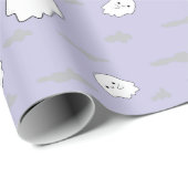 Geesten en Wolken Halloween Gift Wrapping Paper Cadeaupapier (Rol Hoek)