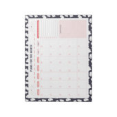 Geesten Halloween Maandelijks te doen Lijst Planne Notitieblok (Linkerzijde)