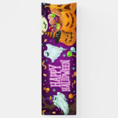 Geesten - Happy Halloween Spandoek (Verticaal)