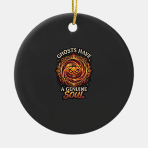 Geesten Hebben Echte Ziel Haloween Pompoen Vuur Sw Keramisch Ornament