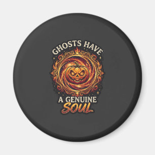 Geesten Hebben Echte Ziel Haloween Pompoen Vuur Sw Magneet