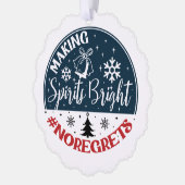 Geesten helder maken Geen spijt Ornament Kaart (Links)