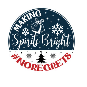 Geesten helder maken Geen spijt Ornament Kaart