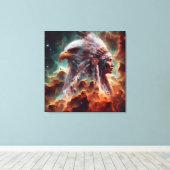 Geesten in de lucht canvas afdruk (Insitu (Houten vloer))