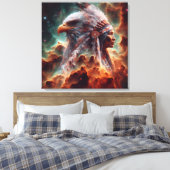 Geesten in de lucht canvas afdruk (Insitu (Slaapkamer))