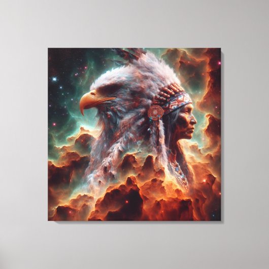 Geesten in de lucht canvas afdruk (Voorkant)