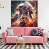 Geesten in de lucht canvas afdruk (Insitu (Woonkamer))