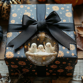 Geesten in een jacuzzi Spooky Fun Outdoor Hallowee Ronde Sticker