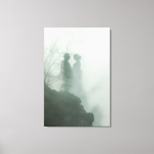 Geesten in Mist Canvas Afdruk (Voorkant)