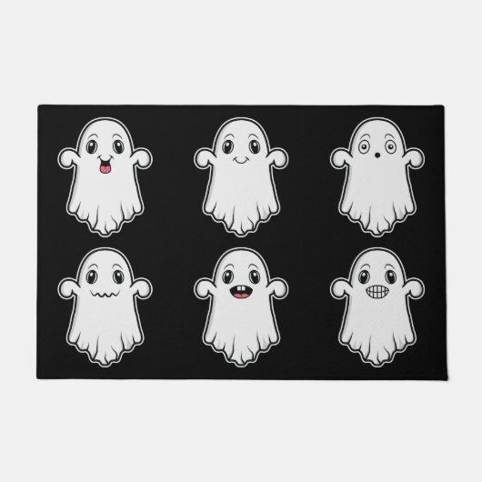 Geesten met verschillende gezichtsuitdrukkingen Ha Deurmat (Voorkant)