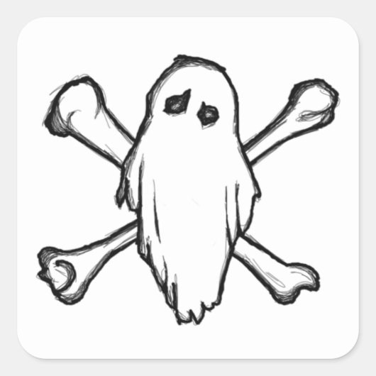 GEESTEN N BOTTEN VIERKANTE STICKER (Voorkant)