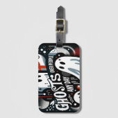 "Geesten over mensen elke dag" Bagagelabel (Voorkant (verticaal))