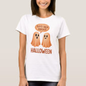 Geesten praten over Halloween T-shirt (Voorkant)