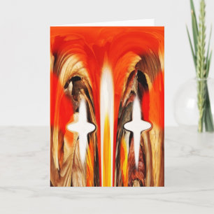 Geesten samen kunst feestdagen kaart