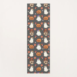 Geesten, schedels en herfstbloemen yogamat