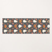 Geesten, schedels en herfstbloemen yogamat (Voorkant (horizontaal))