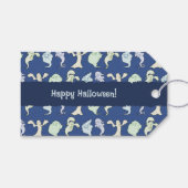 Geesten spookten Halloween Pixel Art Patroon Cadeaulabel (Voorkant (Horizontaal))
