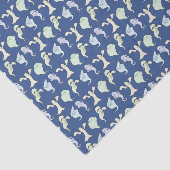 Geesten spookten Halloween Pixel Art Patroon Tissuepapier (Detail)