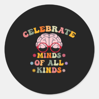 Geesten van alle soorten Geestelijke Gezondheid Au Ronde Sticker