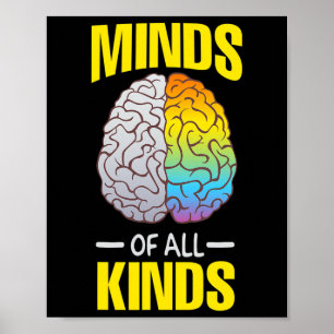 Geesten van alle soorten Neurodiversiteit en HDH L Poster